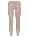 Guess Woman Pants Lilac Size 29w-30l Cotton, Elastomultiester, Elastane In Pink