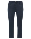 Guess Woman Pants Navy Size 28 Tencel Lyocell, Cotton, Elastomultiester, Elastane In Navy Blue