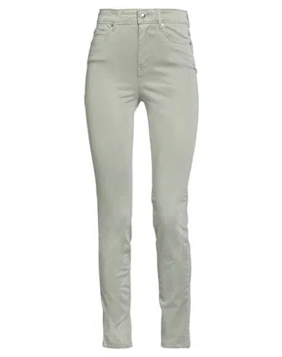 Guess Woman Pants Sage Green Size 25w-29l Tencel Lyocell, Cotton, Elastomultiester, Elastane