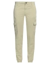 Guess Woman Pants Sage Green Size S Cotton, Elastane In Sage Green