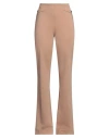 Guess Woman Pants Sand Size M Polyester, Viscose, Elastane In Beige