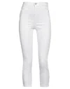 Guess Cropped Pants In White
