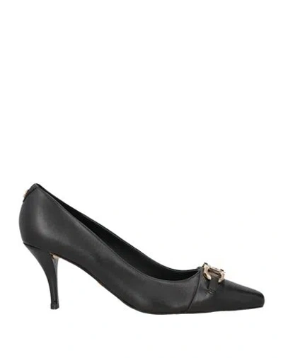 Guess Woman Pumps Black Size 6 Leather
