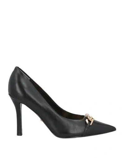 Guess Woman Pumps Black Size 6 Leather