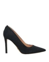 Guess Woman Pumps Black Size 8 Textile Fibers