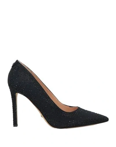 Guess Woman Pumps Black Size 8 Textile Fibers