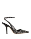 Guess Woman Pumps Black Size 8 Textile Fibers