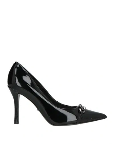 Guess Woman Pumps Black Size 8.5 Leather