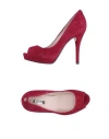 Guess Woman Pumps Garnet Size 10 Soft Leather In Brown