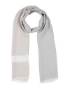 Guess Woman Scarf Grey Size - Viscose, Acetate In Gray