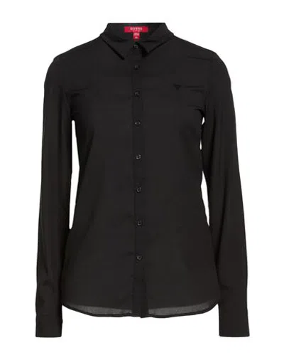 Guess Woman Shirt Black Size Xs Polyester