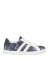 Guess Woman Sneakers Slate Blue Size 7 Textile Fibers In Blue