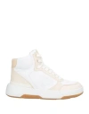 Guess Woman Sneakers White Size 5 Textile Fibers In White
