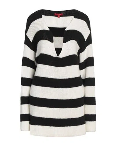 Guess Woman Sweater White Size Xl Acrylic, Polyamide, Elastane