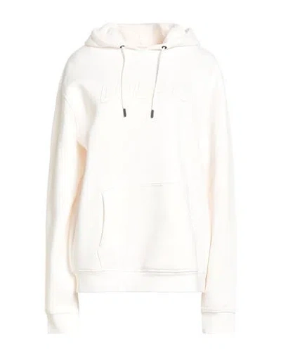 Guess Woman Sweatshirt Cream Size M Cotton, Polyester