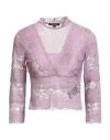 Guess Woman Top Lilac Size L Polyamide, Elastane In Purple