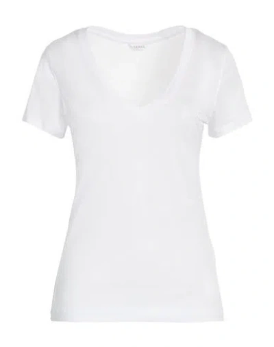 Guess Woman T-shirt White Size L Lyocell