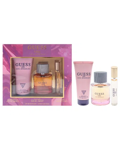 Guess Women's 1981 Los Angeles 3pc Gift Set In Transparent