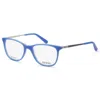 Guess Women's 49 Mm Blue Opticals In Blue