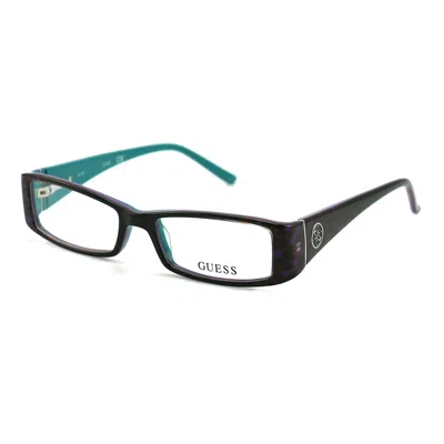 Guess Women's 51mm Purple Havana Opticals In Multi