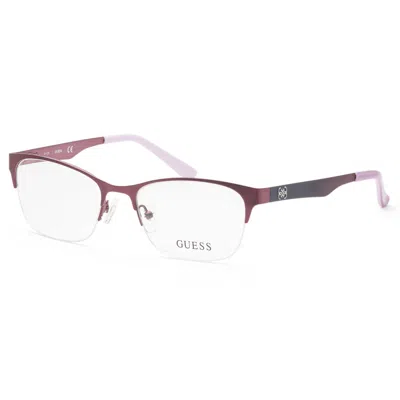 Guess Women's 53 Mm Purple Opticals