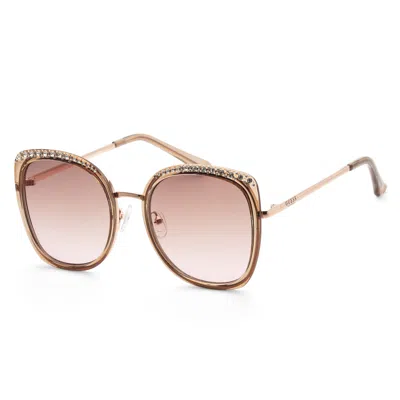 Guess Women's 56mm Brown Sunglasses Gf0381-46f In Multi