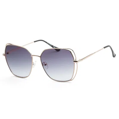 Guess Women's 60mm Gold Sunglasses Gf0416-32b In Gray
