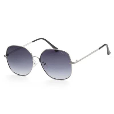 Guess Women's 61mm Black Sunglasses Gf0385-10b In Metallic