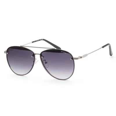 Guess Women's 63mm Black Sunglasses Gf0386-10b In Purple