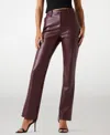 Guess Women's 80s Straight Pant In Burgundy