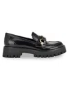 Guess Women's Almost 45mm Lug-sole Platform Loafers In Black
