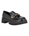 Guess Women's Almost Bit Slip-on Lug Loafer In Black