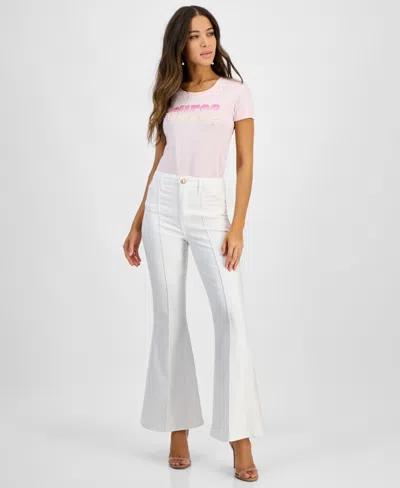 Guess Women's Amanda Extra Flare Leg-seam Jeans In Calipso