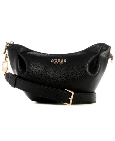 Guess Women's Amorette Top Zip Shoulder Bag In Black