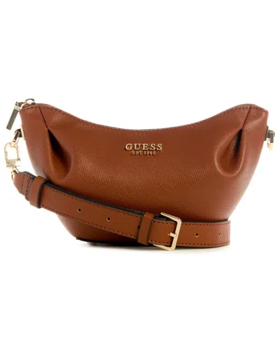 Guess Women's Amorette Top Zip Shoulder Bag In Brown