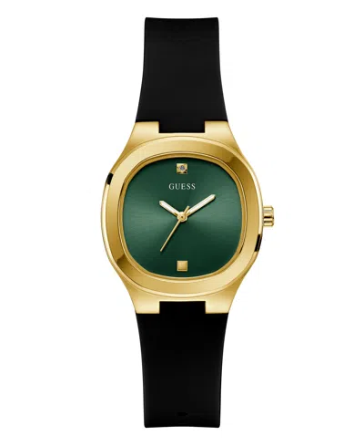 Guess Women's Analog Black Silicone Watch 32mm