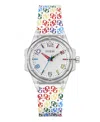 Guess Women's Analog Clear Silicone Strap Watch, 34mm