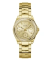 Guess Women's Analog Gold-tone Stainless Steel Watch 36mm In Gold-tone