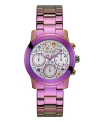 GUESS WOMEN'S ANALOG IRIDESCENT STAINLESS STEEL WATCH 38MM