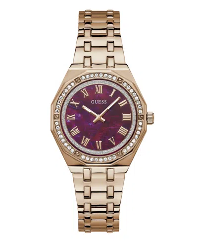 Guess Women's Analog Rose Gold Stainless Steel Watch 36mm
