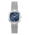 Guess Women's Analog Silver Mesh Watch 32mm In Silver