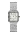 Guess Women's Analog Silver-tone Mesh Watch, 28mm