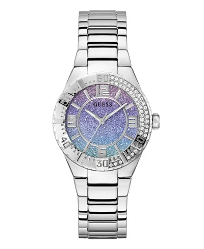 Guess Women's Analog Silver Tone Stainless Steel Watch, 36mm