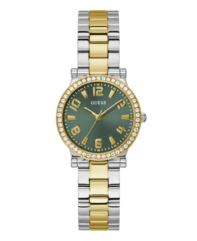 Guess Women's Analog Two-tone Stainless Steel Watch, 32mm In Two Tone