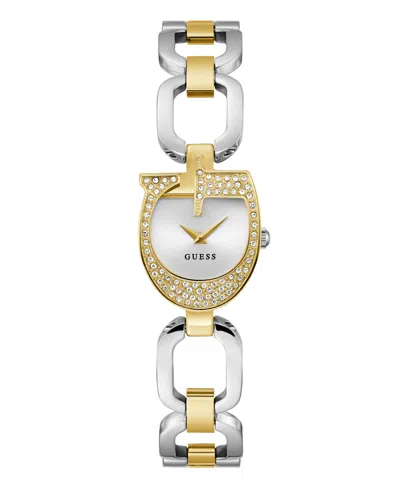 GUESS WOMEN'S ANALOG TWO-TONE STEEL WATCH, 22MM
