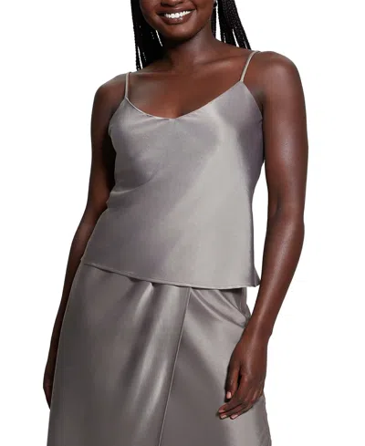 Guess Women's Anastasia Satin Camisole In Walnut Shell Multi