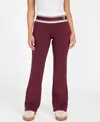 Guess Women's Ann Flared Leggings In Burgundy