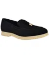 Guess Women's Aryana Interlaced Suede Slip-on Boat Loafers