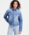 Guess Women's Astrid Shirt Jacket In Blue