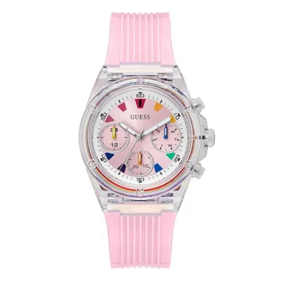 Guess Women's Athena Pink Dial Watch